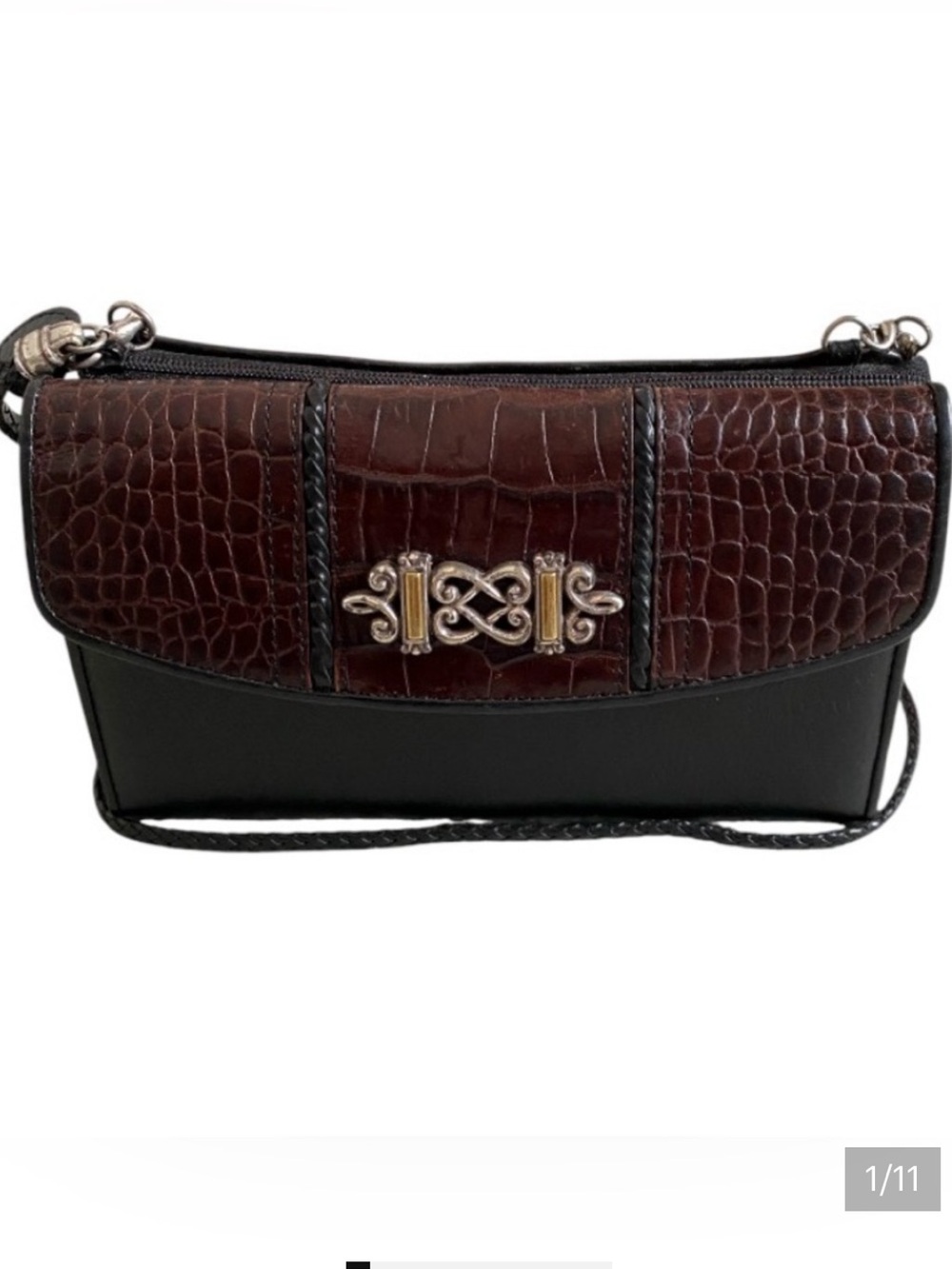 Brighton vintage trifold Crossbody wallet